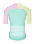 HOLOKOLO Cyklistický dres s krátkým rukávem - PERFORMANCE - světle zelená/vícebarevná