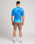 HOLOKOLO Cyklistický dres s krátkým rukávem - RUSTLE - modrá