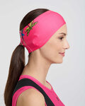 RIVANELLE Cyklistická čelenka - SUMMER HEADBAND - růžová/vícebarevná