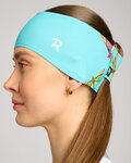 RIVANELLE Cyklistická čelenka - SUMMER HEADBAND - tyrkysová/vícebarevná