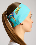 RIVANELLE Cyklistická čelenka - SUMMER HEADBAND - tyrkysová/vícebarevná