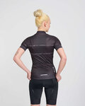 RIVANELLE Cyklistický dres s krátkým rukávem - GEAR UP - černá