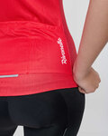 RIVANELLE Cyklistický dres s krátkým rukávem - GEAR UP - červená