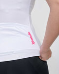 RIVANELLE Cyklistický dres s krátkým rukávem - LEVEL UP - bílá