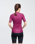 RIVANELLE Cyklistický dres s krátkým rukávem - VICTORIOUS GOLD LADY - bordó