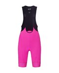 RIVANELLE Cyklistické kalhoty krátké s laclem - ACTIVE ELITE - růžová/černá
