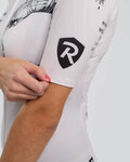 RIVANELLE Cyklistický dres s krátkým rukávem - TATTOO - ivory/šedá