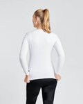 RIVANELLE Cyklistické triko s dlouhým rukávem - WINTER BASE LAYER - bílá