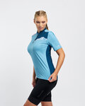 RIVANELLE Cyklistický dres s krátkým rukávem - ADVENTURE - modrá