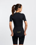 RIVANELLE Cyklistický dres s krátkým rukávem - GLAMOR - černá/béžová