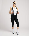 RIVANELLE Cyklistické kalhoty 3/4 s laclem - ELITE 3/4 LADY  - černá