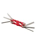 LONGUS multiklíč - WAVE 6 - červená