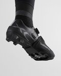 SHIMANO Cyklistické návleky na tretry - DUAL SOFTSHELL TOE - černá