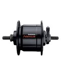 SHIMANO přední náboj s dynamem - DHC3000 36 - černá
