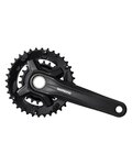 SHIMANO kliky s převodníkem - ALTUS M210 175mm 36/22 - černá