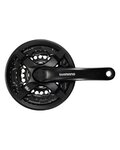 SHIMANO kliky s převodníkem - TOURNEY TY501 170mm 42/34/24 - černá