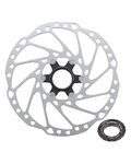 SHIMANO brzdový kotouč - DEORE RT64 203mm - stříbrná