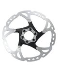 SHIMANO brzdový kotouč - DEORE XT - RT76 160mm - stříbrná/černá