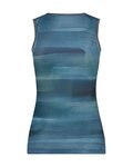 SHIMANO Cyklistické triko bez rukávů - VERTEX SL - modrá