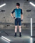 SHIMANO Cyklistické kalhoty krátké s laclem - EVOLVE PERFORMANTE - černá