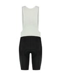 SHIMANO Cyklistické kalhoty krátké s laclem - INIZIO - černá
