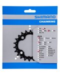 SHIMANO převodník - SLX M660 22 - černá