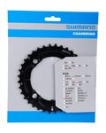 SHIMANO převodník - DEORE M617/627 36 - černá