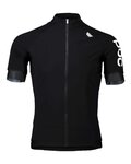 POC Cyklistický dres s krátkým rukávem - RESISTANCE ULTRA ZIP - černá