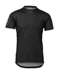 POC Cyklistický dres s krátkým rukávem - MTB PURE TEE - černá