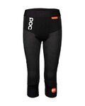 POC Cyklistické spodky - RESISTANCE LAYER TIGHTS JR - černá/oranžová