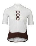 POC Cyklistický dres s krátkým rukávem - ESSENTIAL ROAD LOGO - bílá/černá