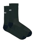 POC Cyklistické ponožky klasické - CADENCE ROAD SOCKS - zelená