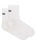 POC Cyklistické ponožky klasické - CADENCE ROAD AIR SOCKS - bílá