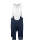 GORE Cyklistické kalhoty krátké s laclem - C5 OPTI - modrá/bílá