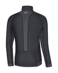 GORE Cyklistická větruodolná bunda - R3 PARTIAL GWS - černá