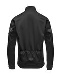 GORE Cyklistická zateplená bunda - C3 WINDSTOPPER® - černá
