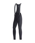 GORE Cyklistické kalhoty dlouhé s laclem - C3 THERMO - černá