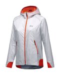 GORE Cyklistická větruodolná bunda - R5 GTX INFINIUM™ WMN - bílá/oranžová