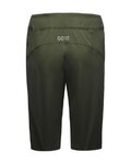 GORE Cyklistické kalhoty krátké bez laclu - PASSION - zelená