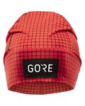 GORE Cyklistická čepice - GRID - červená/černá