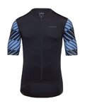 GORE Cyklistický dres s krátkým rukávem - SWIFTRIDE OPTICAL - černá/modrá