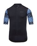 GORE Cyklistický dres s krátkým rukávem - SWIFTRIDE OPTICAL - černá/modrá