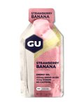 GU Cyklistická výživa - ENERGY GEL 32 G STRAWBERRY BANANA