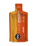 GU Cyklistická výživa - LIQUID ENERGY GEL 60 G ORANGE