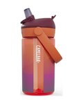 CAMELBAK Cyklistická láhev na vodu - THRIVE FLIP STRAW KIDS 0,4 l - oranžová/vícebarevná