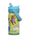 CAMELBAK Cyklistická láhev na vodu - THRIVE FLIP STRAW KIDS VSS 0,35 L - žlutá/vícebarevná