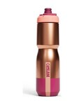 CAMELBAK Cyklistická láhev na vodu - PODIUM VSS 0,65L - bronzová/růžová