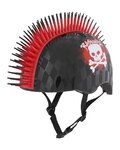 BELL Cyklistická přilba - SKULL HAWK - černá/červená