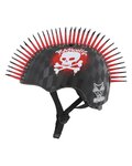 BELL Cyklistická přilba - SKULL HAWK - černá/červená