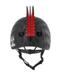 BELL Cyklistická přilba - SKULL HAWK - černá/červená